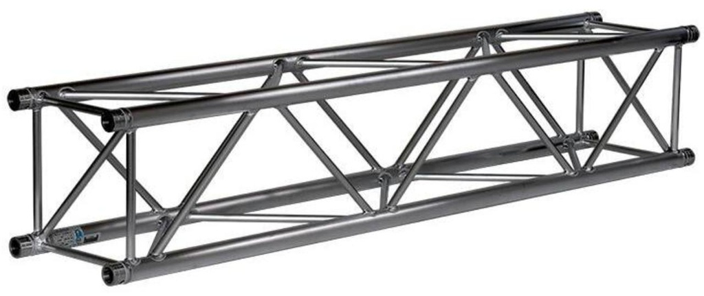 [PC-H30V-L200-RAL9005] Truss cuadrado H30 Largo 200 CM Negro RAL9005